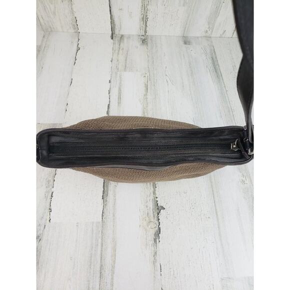 The Sak Elliot Lucca Brown Crochet Shoulder Bag Women's Purse - Picture 6 of 12